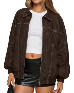 Women's leather jacket