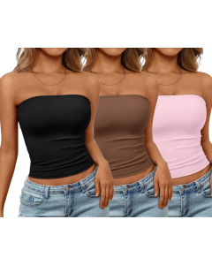 Women's strapless top