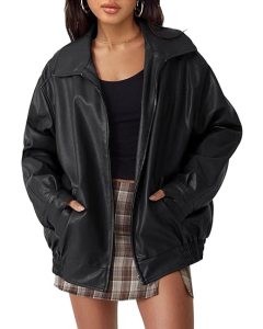 Women's leather jacket