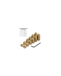 Motorcycle wheel weight balance block