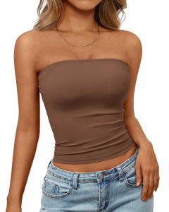 Women's strapless top